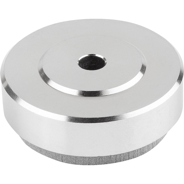 Foot With Vibration Absorption Stainless Steel 1.4404, Comp:Polyurethane, D=46